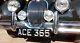 Classic & Vintage Ace Peak, Number / License Plates, Black & Silver, (pair)