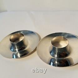 Couple Eggcup Vintage Christofle France Coll. Gaul Lino Sabattini 1958 New