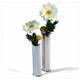 Couple Vases Bud Silver Plated Vintage Sabattini Giselle Linen'83