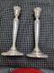 Courtship International Sterling Pair 9 Tall Candlesticks