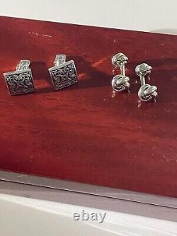 Cufflinks LOT of 21 Pairs Of Assorted Stainless Steel. Both Modern & Vintage