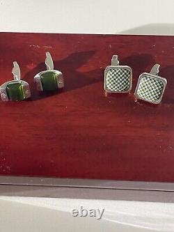 Cufflinks LOT of 21 Pairs Of Assorted Stainless Steel. Both Modern & Vintage