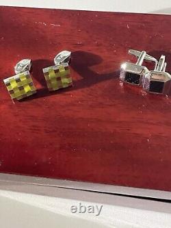 Cufflinks LOT of 21 Pairs Of Assorted Stainless Steel. Both Modern & Vintage