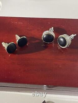 Cufflinks LOT of 21 Pairs Of Assorted Stainless Steel. Both Modern & Vintage