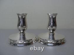 Elegant Pair Vintage TOWLE Sterling Silver 3.5 Candlesticks