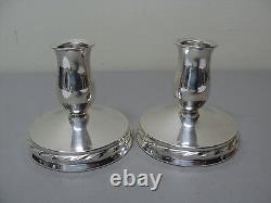 Elegant Pair Vintage TOWLE Sterling Silver 3.5 Candlesticks