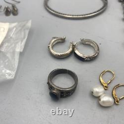 Estate Jewelry Lot- Sterling Silver-Vintage-Brighton-Italy-Cosmetic SEE PICS