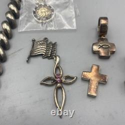 Estate Jewelry Lot- Sterling Silver-Vintage-Brighton-Italy-Cosmetic SEE PICS