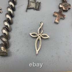 Estate Jewelry Lot- Sterling Silver-Vintage-Brighton-Italy-Cosmetic SEE PICS