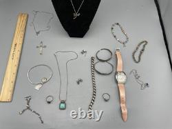 Estate Jewelry Lot- Sterling Silver-Vintage-Brighton-Italy-Cosmetic SEE PICS