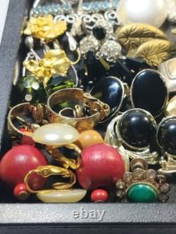 Estate Vtg/Mod 88 Pair Clip-on And Screw back Earring Lot All Wearable Unsigned