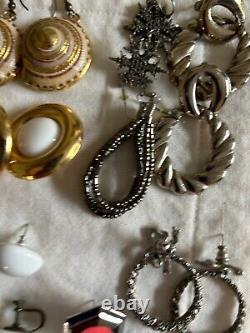 GREAT LOT of 150+ PAIRS VINTAGE/NOW EARRINGSWEARABLERESELLMANY STYLES/COLORS