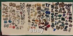 GREAT LOT of 150+ PAIRS VINTAGE/NOW EARRINGSWEARABLERESELLMANY STYLES/COLORS