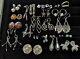 Good Lot Of 23 Pairs Mixed Vintage & More Modern Sterling Silver Earrings