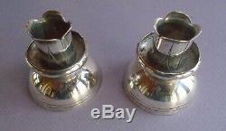 Good Pair Vintage William Spratling Sterling Silver Candlesticks Taxco, Mexico