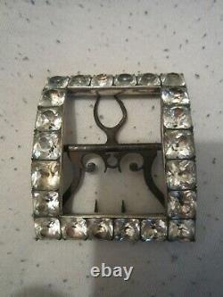Gorgeous Pair of Georgian Silver and Paste Shoe Buckles