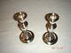 Gorham Sterling Silver Pair Of Weighted Candle Holders #815/1 Vintage