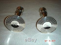 Gorham Sterling Silver Pair of Weighted Candle Holders #815/1 Vintage