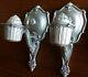 Great Pair Of Vintage Riddle 1-down Light Sconces Ready To Use (2pr Available)