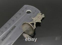 HOLLAND 925 Sterling Silver Vintage Old Couple Table Trinket Souvenir TR3164