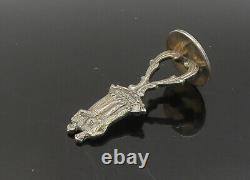 HOLLAND 925 Sterling Silver Vintage Old Couple Table Trinket Souvenir TR3164