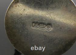 HOLLAND 925 Sterling Silver Vintage Old Couple Table Trinket Souvenir TR3164