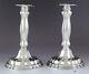 Handsome Vintage Pair American Sterling Silver Candlesticks 9 Not Weighted