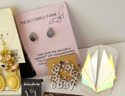 Huge Lot of Vintage To Now Earrings Pierced Clip-On Rhinestone Some Signed Monet