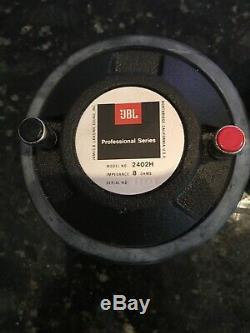 Jbl 2402h-one Pair Of Vintage Jbl Silver Bullet Tweeters