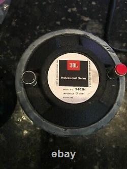 Jbl 2402hno Reservejbl Silver Bullet Tweeters / Drivers-vintageone Pair