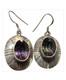 Luminous Vintage Navajo Sterling Silver Mystic Topaz Earrings
