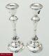 Large Pair Vintage Solid Silver 9.8'' Candlesticks, Broadway & Co, B'ham 1967