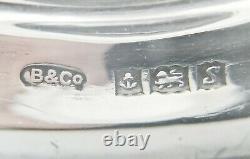 Large pair vintage solid silver 9.8'' candlesticks, Broadway & Co, B'ham 1967