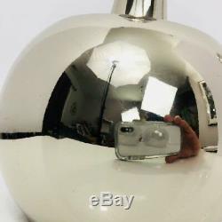 Laurel Lamp Pair Chrome Mid Century Modern Vintage Silver Table Light Marked