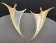 Long Vintage 925 The Ruby Tiny Dancer Earrings 2 Tone Oxidized Mcm Movement 6g