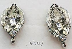 Lot 10 Pairs Vtg Sterling Silver Screw Back Earrings VanDell, Lang, Marvel etc