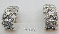 Lot 10 Pairs Vtg Sterling Silver Screw Back Earrings VanDell, Lang, Marvel etc