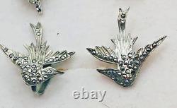 Lot 10 Pairs Vtg Sterling Silver Screw Back Earrings VanDell, Lang, Marvel etc