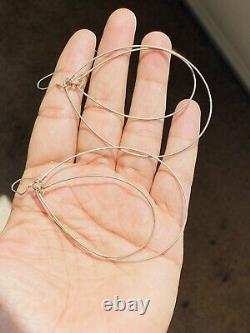 Lot Of 21 Pairs Vintage Sterling Silver 925 Dangle Hoop Stud Earrings Jewelry