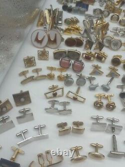 Lot Of 320 Pieces Of Men's Vintage Wearable Jewelry Signed And Unsigned