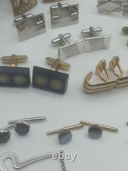 Lot Of 320 Pieces Of Men's Vintage Wearable Jewelry Signed And Unsigned