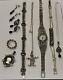Lot Of Sterling Silver Marcasite Jewelry Vintage