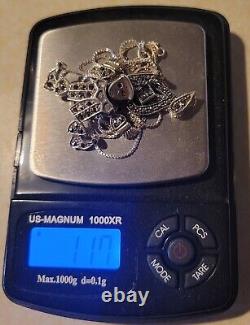 Lot of sterling silver marcasite jewelry vintage