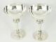 Matched Pair Vintage Silver Chalices Or Goblets Hm Sheffield 1957 & 1960 186g