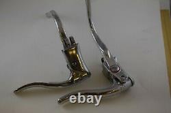 Mafac brake lever pair dual double action 1980s Aluminium France Vintage NOS