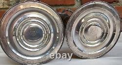 Old VTG Pair of Gorham 925 Sterling Silver 11.5 Candelabra Four Section #808-1