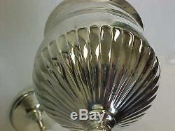 PAIR (2) Vintage Reed Barton 1949 Sterling Silver 6-1/4 WINE GOBLETS EXCELLENT