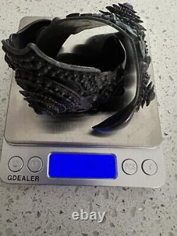 PAIR OF SIAM THAI Sterling Silver Vintage Antique Dancer INTRICATE BRACELETS