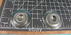 PAIR VNTG MODERNIST A F Rasmussen Solid Sterling Candle Holders Denmark SIGNED