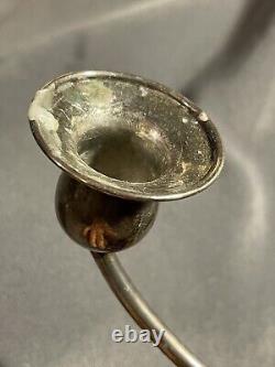 PAIR Vintage Sterling Silver Candelabra Two Arm Candlesticks candle holder